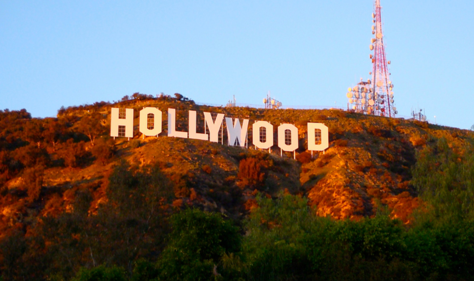 insegna Hollywood
