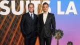 Gabriel macht e stephen amell presentano il primo abito a los angeles