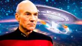 Captain picard e l’impresa dell’enterprise come nave federale in star trek tng