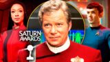 William Shatner e il Cast di Star Trek Celebrano 60 Anni di Franchising: Riflessioni su Discovery, Finale Emozionante e Anticipazioni su Strange New Worlds agli Saturn Awards