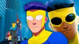 Gli altri invincibili nella scena finale dell’episodio 6 di invincible stagione 3