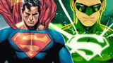 Green lantern sorprende con un  costume ispirato a superman