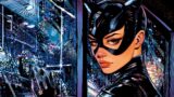 Catwoman cosplay perfetto che sembra una copertina di fumetto