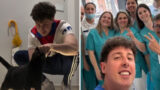 Il cantante torna a casa dopo il ricovero e commuove sui social