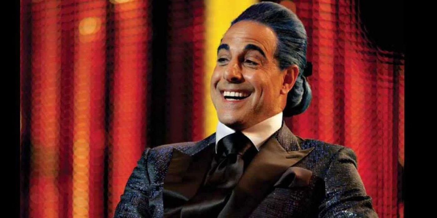 Oscar vincitore nel ruolo di Caesar Flickerman in Hunger Games: l’alba del raccolto Oscar vincitore nel ruolo di Caesar Flickerman in Hunger Games: l’alba del raccolto
