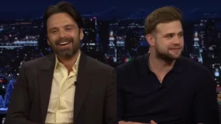 Sebastian stan e leo woodall insieme nel film burning rainbow farm