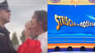 Aggressione a Striscia la Notizia, inviati e troupe in ospedale