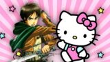 Crossover di attack on titan e hello kitty: un mix adorabile da scoprire
