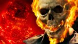 Godzilla diventa il  ghost rider in un crossover epico