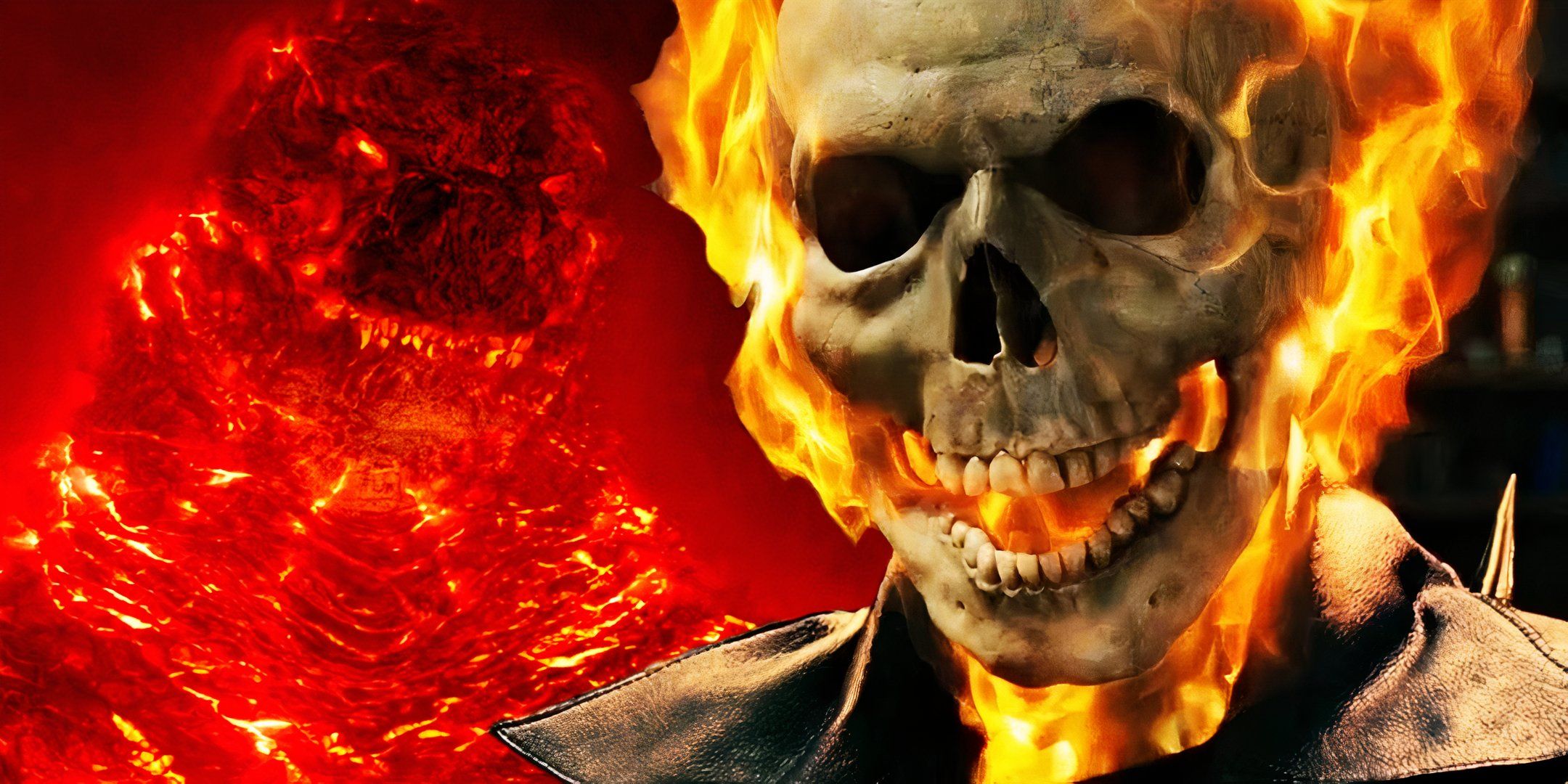 Godzilla diventa il ghost rider in un crossover epico Godzilla diventa il ghost rider in un crossover epico