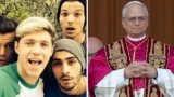 Harry Styles a San Pietro durante l’annuncio del Papa