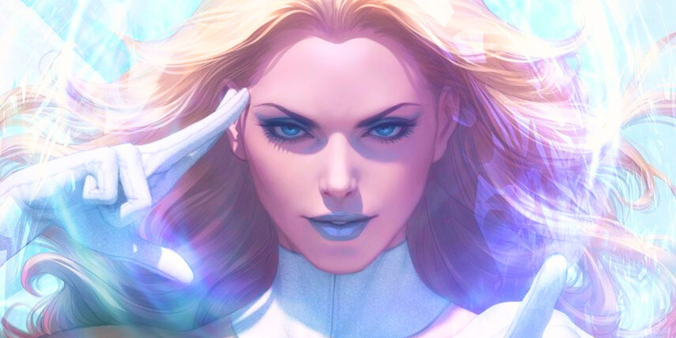 emma frost sorprende con un costume negli x men