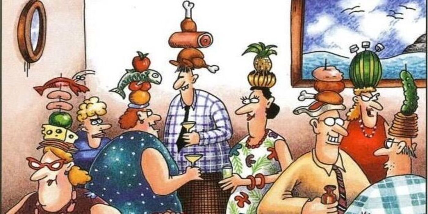 Fumetti far side che catturano il caos della vita familiare Fumetti far side che catturano il caos della vita familiare