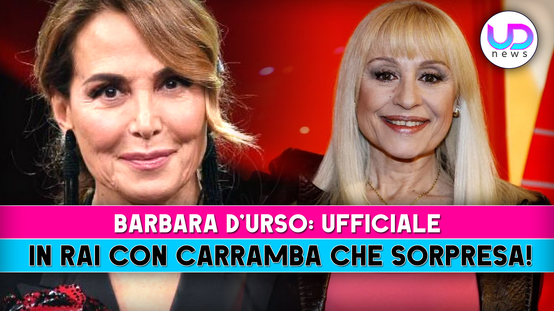 Barbara D’Urso torna in Rai con Carramba che sorpresa Barbara D’Urso torna in Rai con Carramba che sorpresa