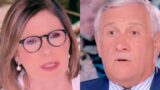 Scontro tra tajani e berlinguer: la reazione della conduttrice a cartabianca