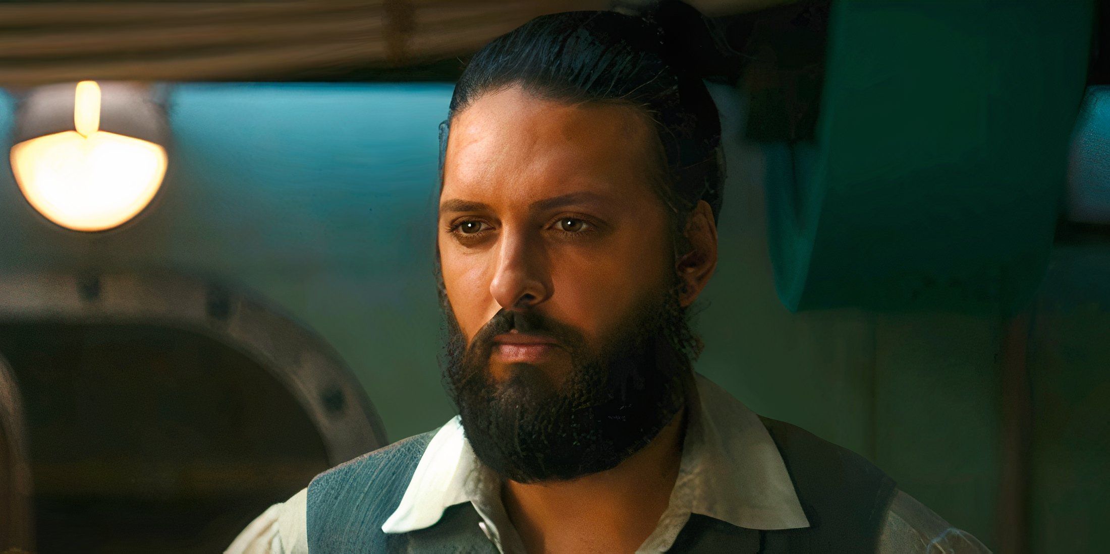 Captain Nemo affronta la sua ostaggio della Nautilus dopo il tentativo di fuga fallito Captain Nemo affronta la sua ostaggio della Nautilus dopo il tentativo di fuga fallito