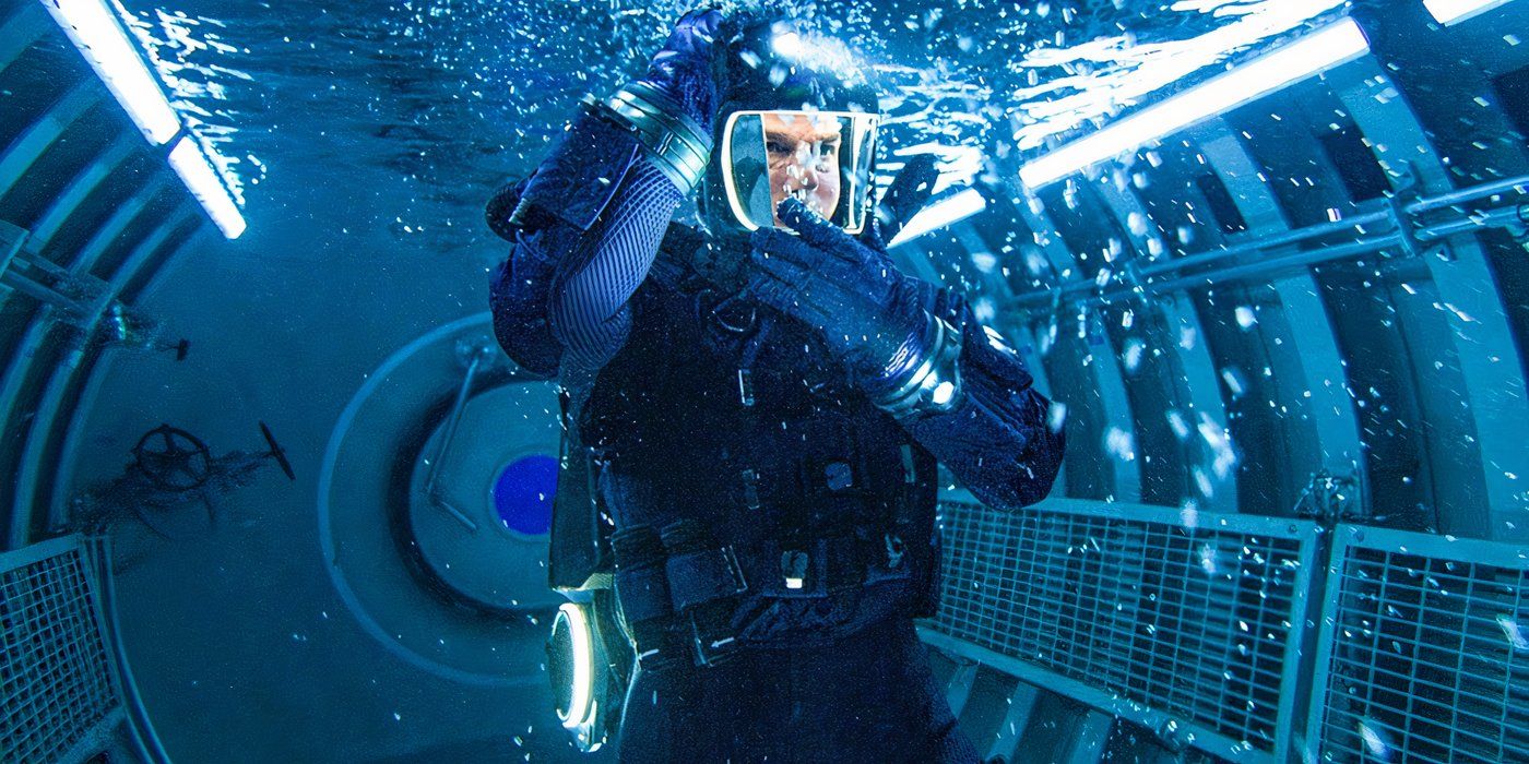 Tom cruise intrappolato sott’acqua in mission: impossible 8 Tom cruise intrappolato sott’acqua in mission: impossible 8