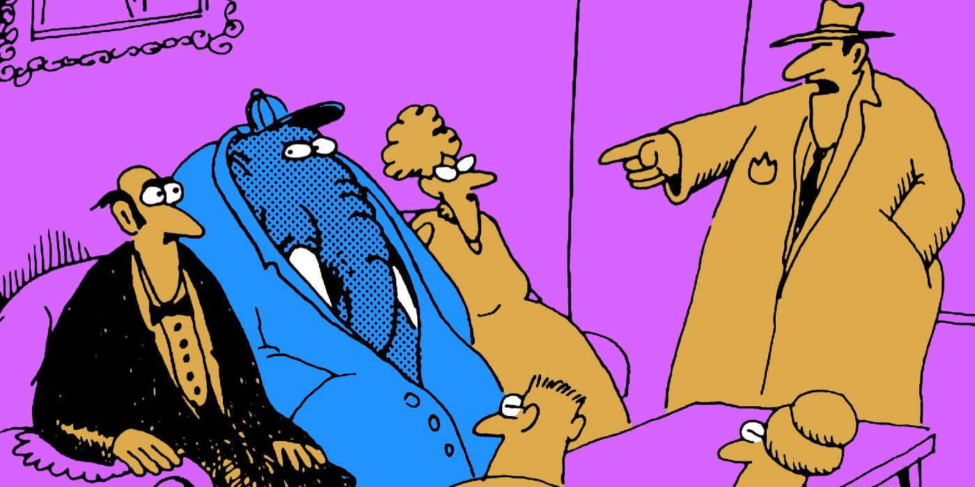 Fumetti Far Side con enigmi divertenti da risolvere Fumetti Far Side con enigmi divertenti da risolvere