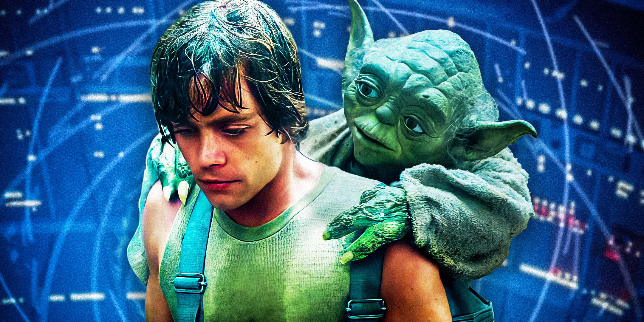Yoda insegna a luke nei segnali della guerra dei cloni Yoda insegna a luke nei segnali della guerra dei cloni
