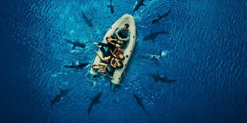 attacco in alto mare trama cast e finale del film shark week su warner tv