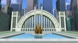 Superman presenta la hall of justice nel  spot tv