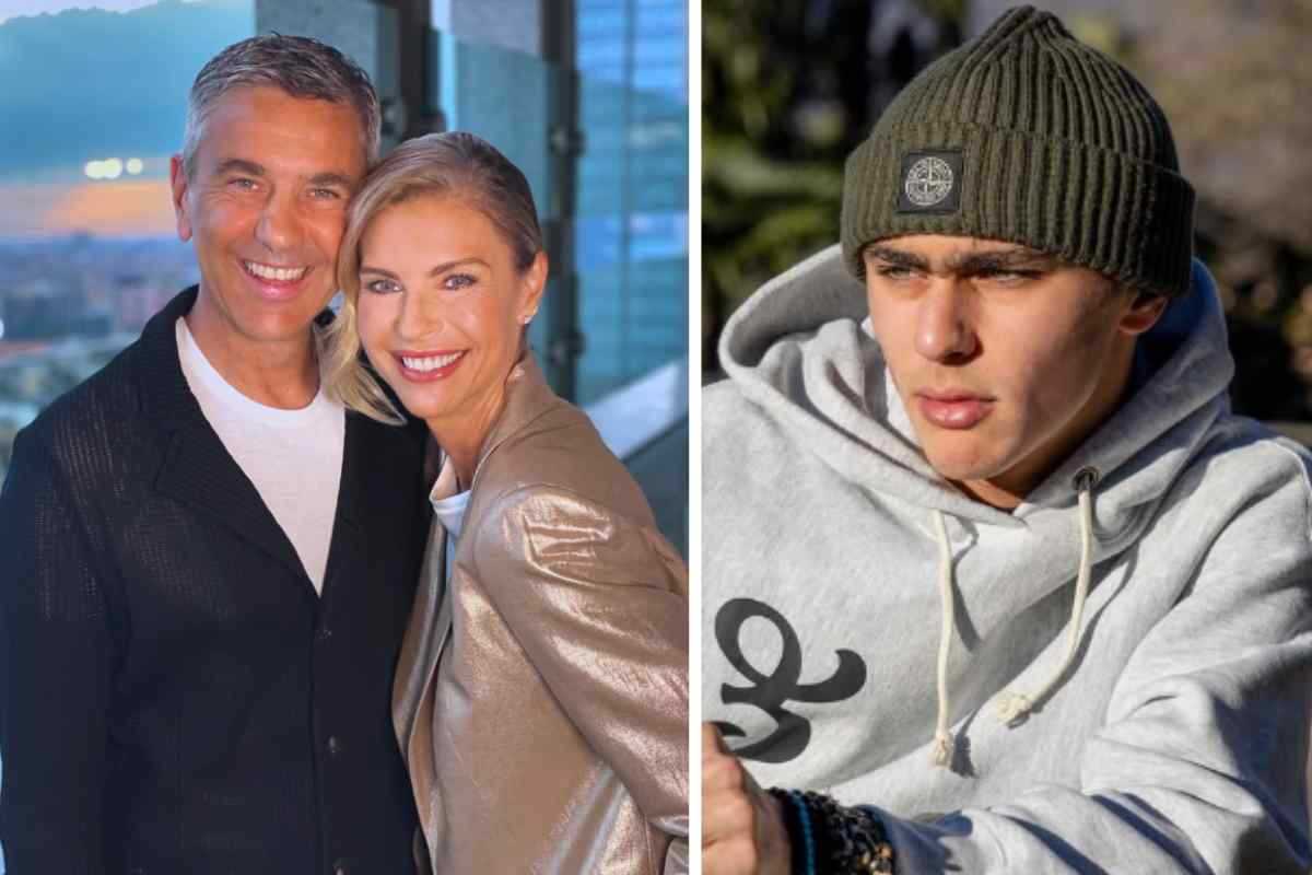 Martina Colombari e Costacurta parlano del figlio Achille Martina Colombari e Costacurta parlano del figlio Achille