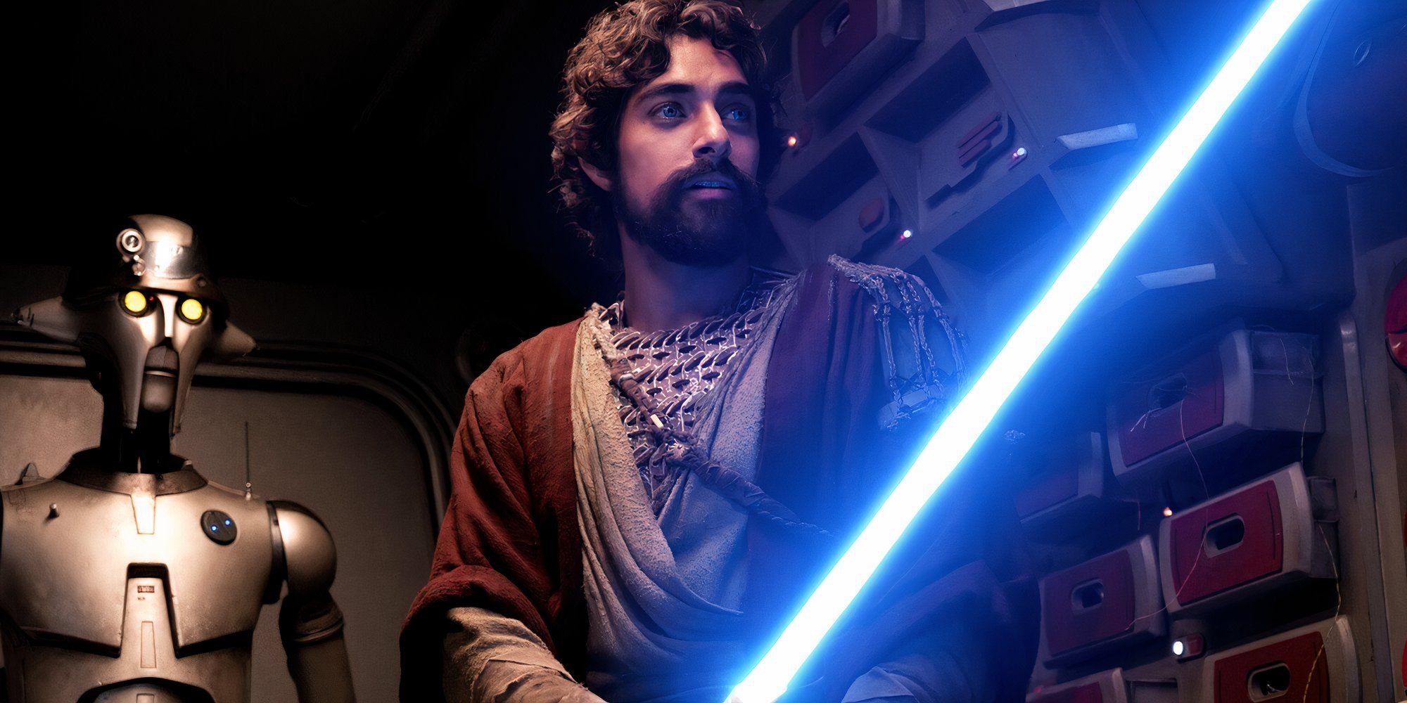 Eman esfandi mostra le sue abilità con il lightsaber per ahsoka stagione 2 Eman esfandi mostra le sue abilità con il lightsaber per ahsoka stagione 2