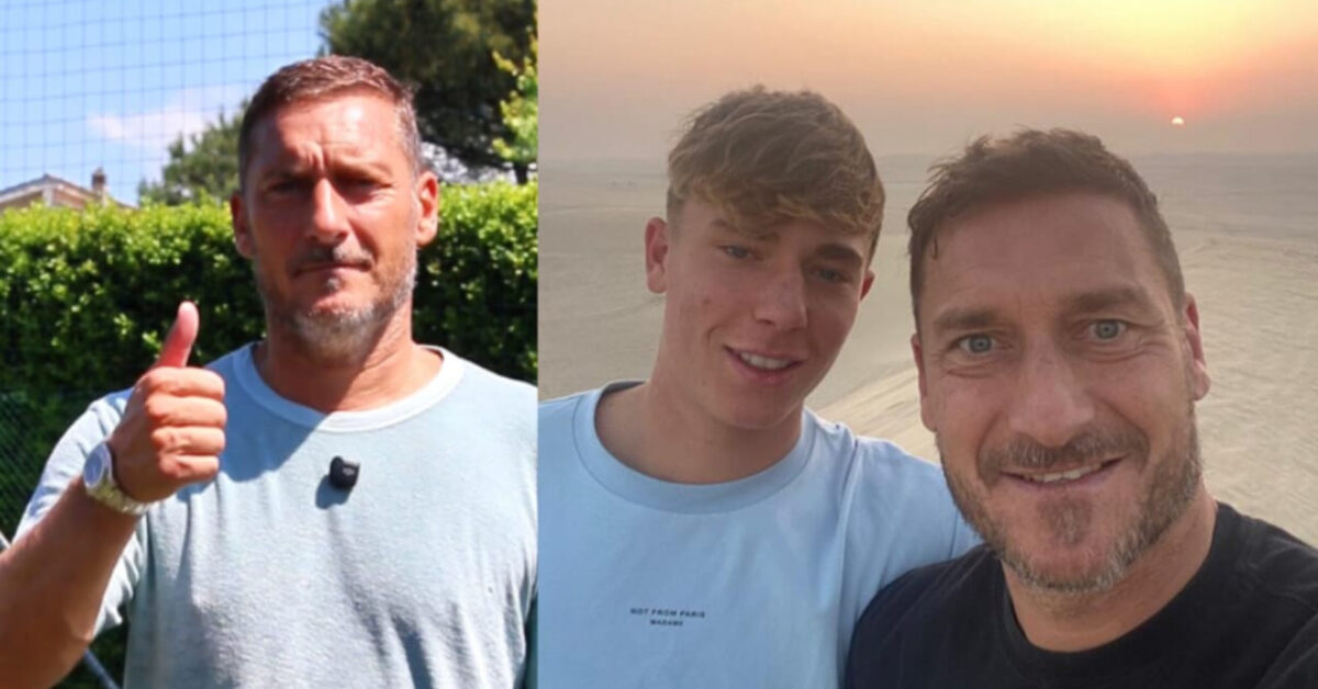 cristian totti cambia lavoro cosa fa oggi il figlio di francesco e ilary