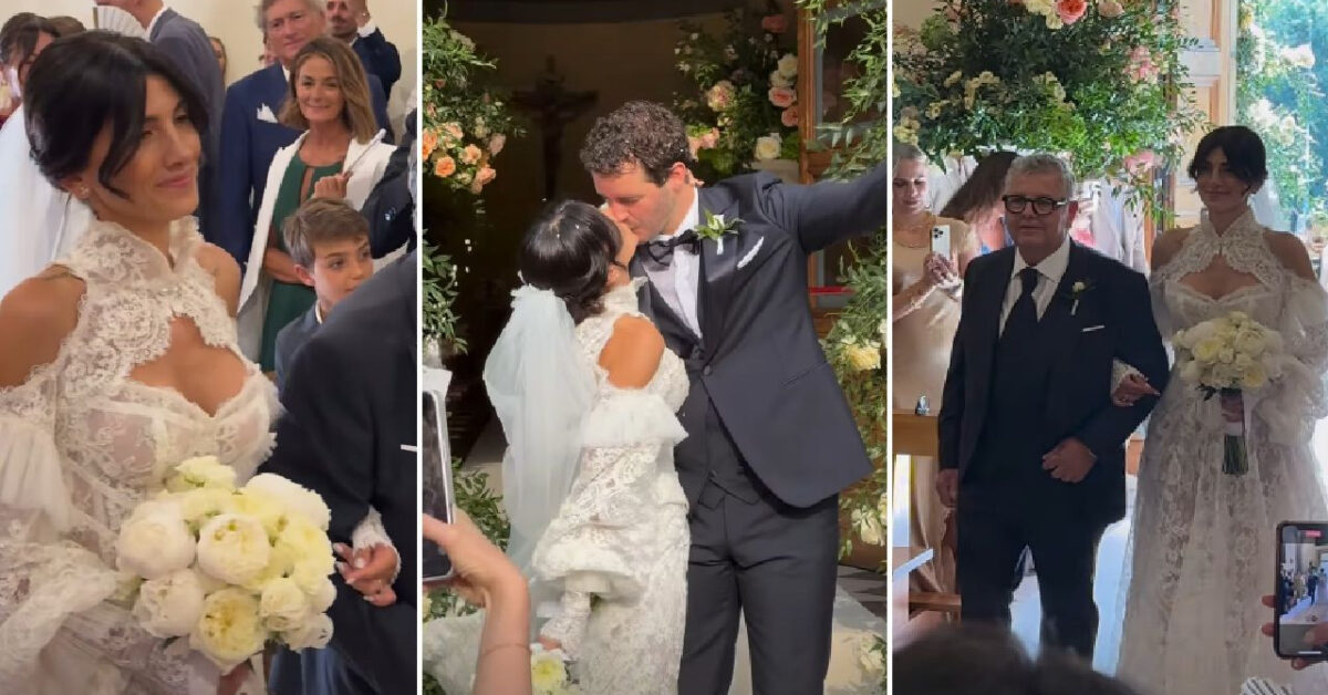 Matrimonio da sogno dell’ex tronista di uomini e donne Matrimonio da sogno dell’ex tronista di uomini e donne