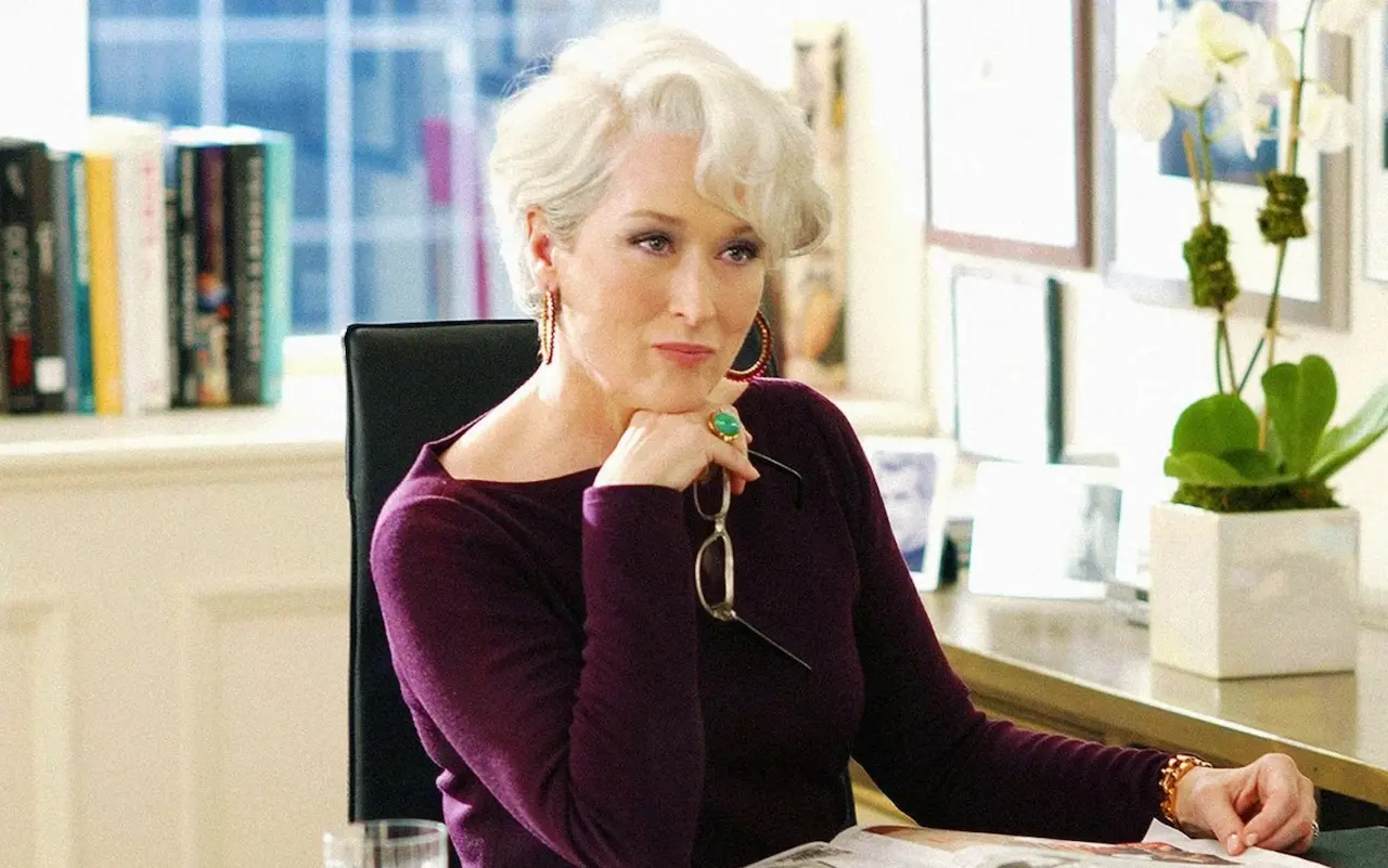 Miranda priestly torna: meryl streep di  sul set di il diavolo veste prada 2