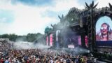 Trasformazione del main stage del tomorrowland in sole 48 ore
