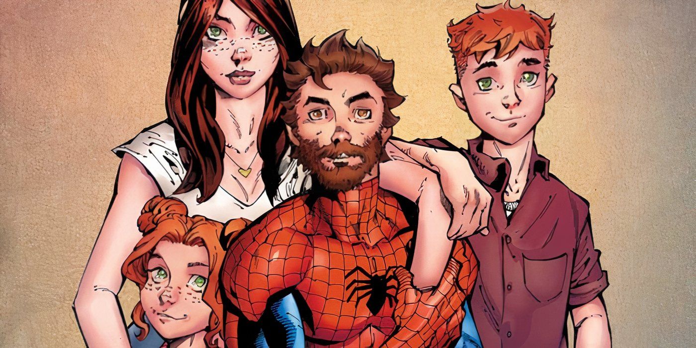 Spider man riunisce finalmente la sua famiglia perduta Spider man riunisce finalmente la sua famiglia perduta