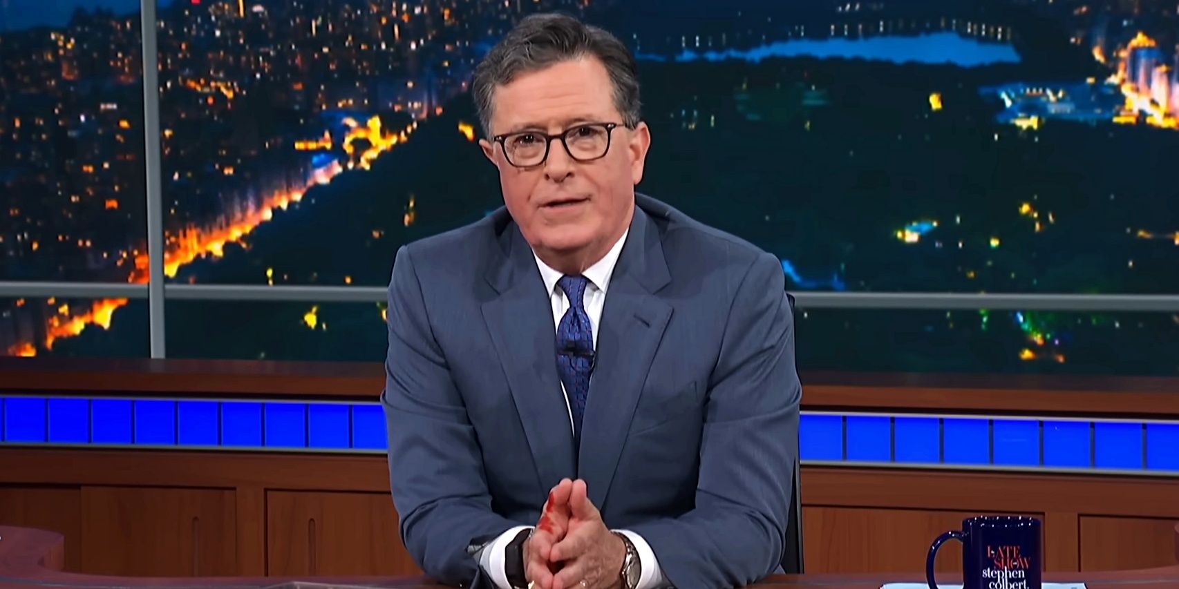 trump minaccia di cancellare il talk show dopo la sorpresa di colbert