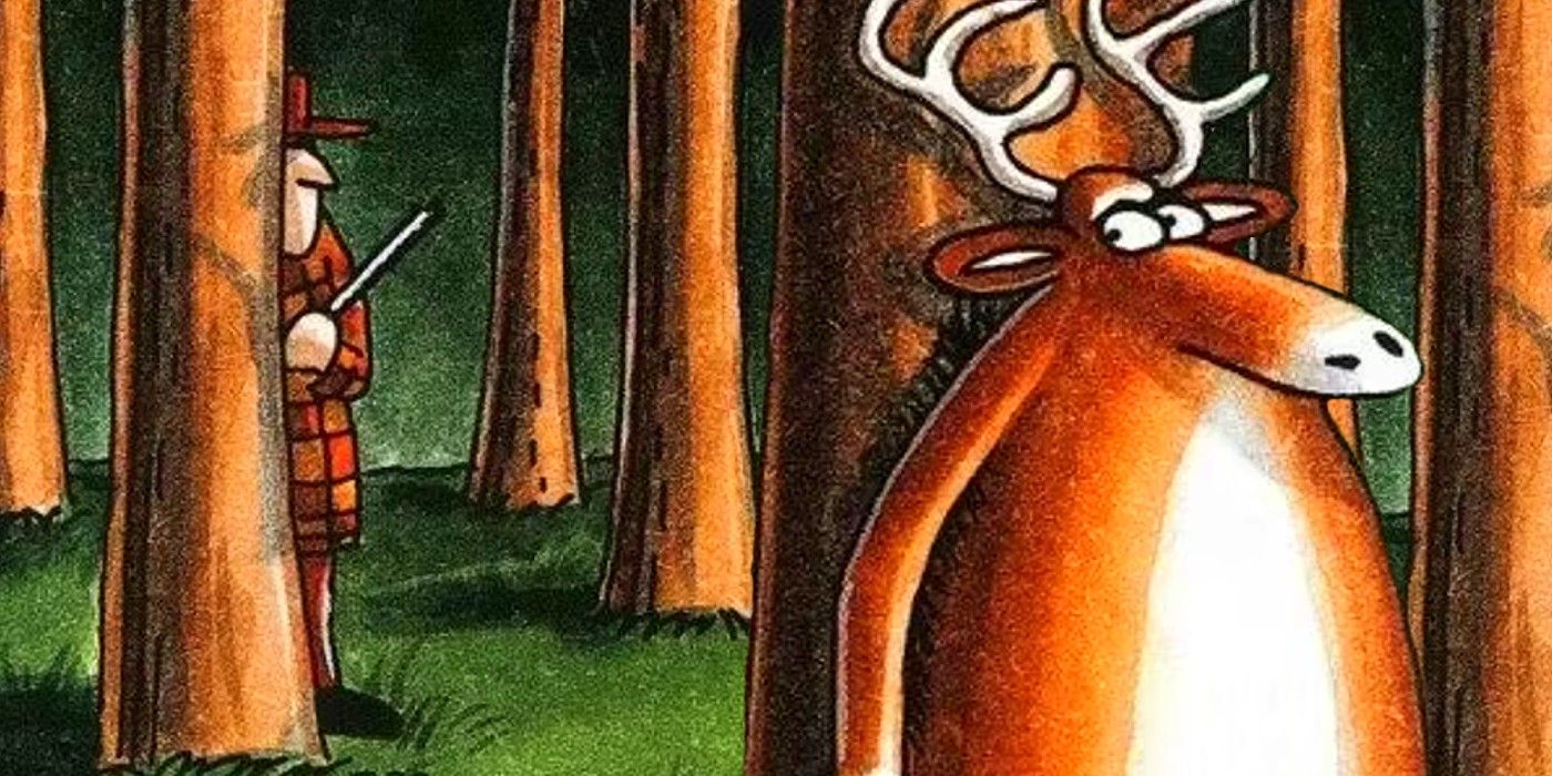 I 10 fumetti più divertenti di far side con cervi e cacciatori
