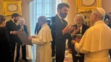 Al Pacino e Andrea Iervolino incontrano papa Leone XIV