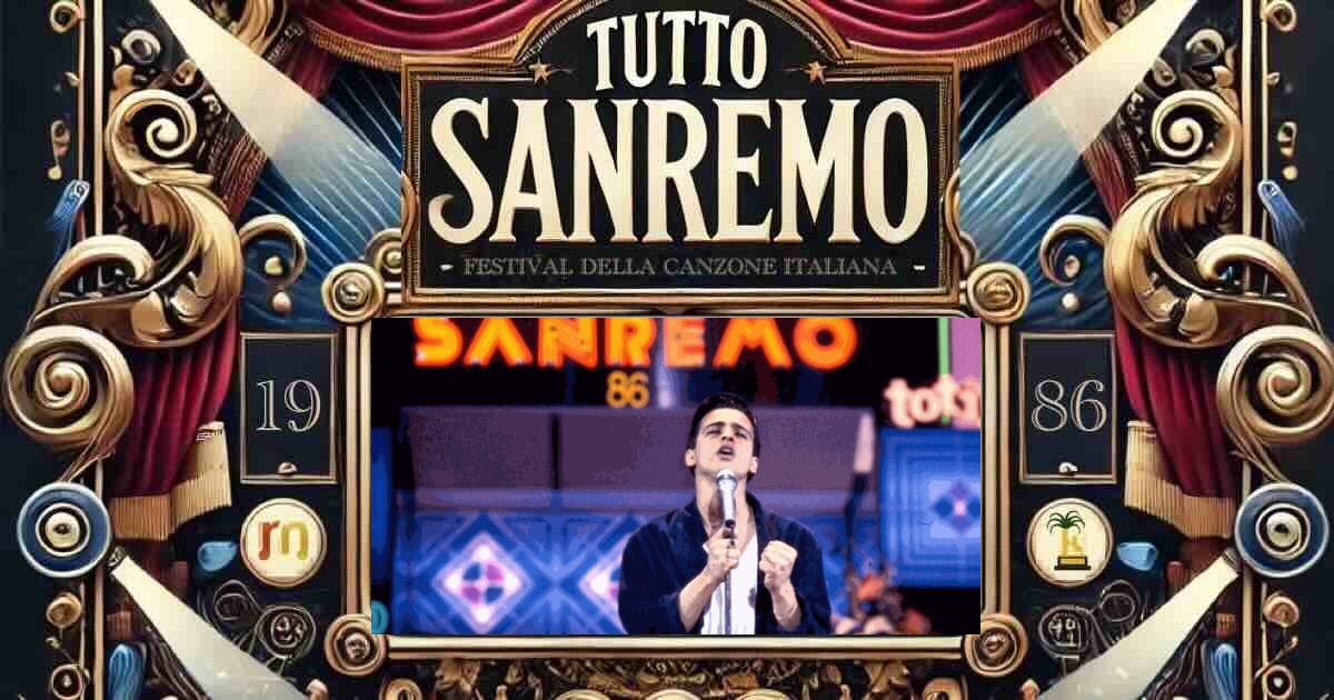 Sanremo 1986: la storia dell’edizione che ha fatto la differenza Sanremo 1986: la storia dell’edizione che ha fatto la differenza
