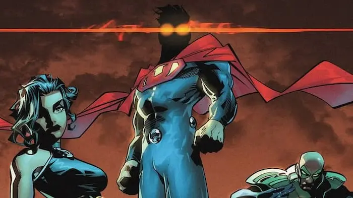 Costume di ultraman svelato in un concept art di superman