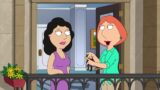 Jennifer tilly nella casa delle real Housewives di beverly hills in family guy