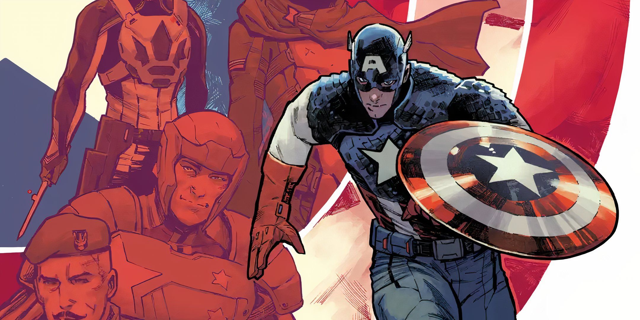 captain america presenta il team di supereroi con capitani globali
