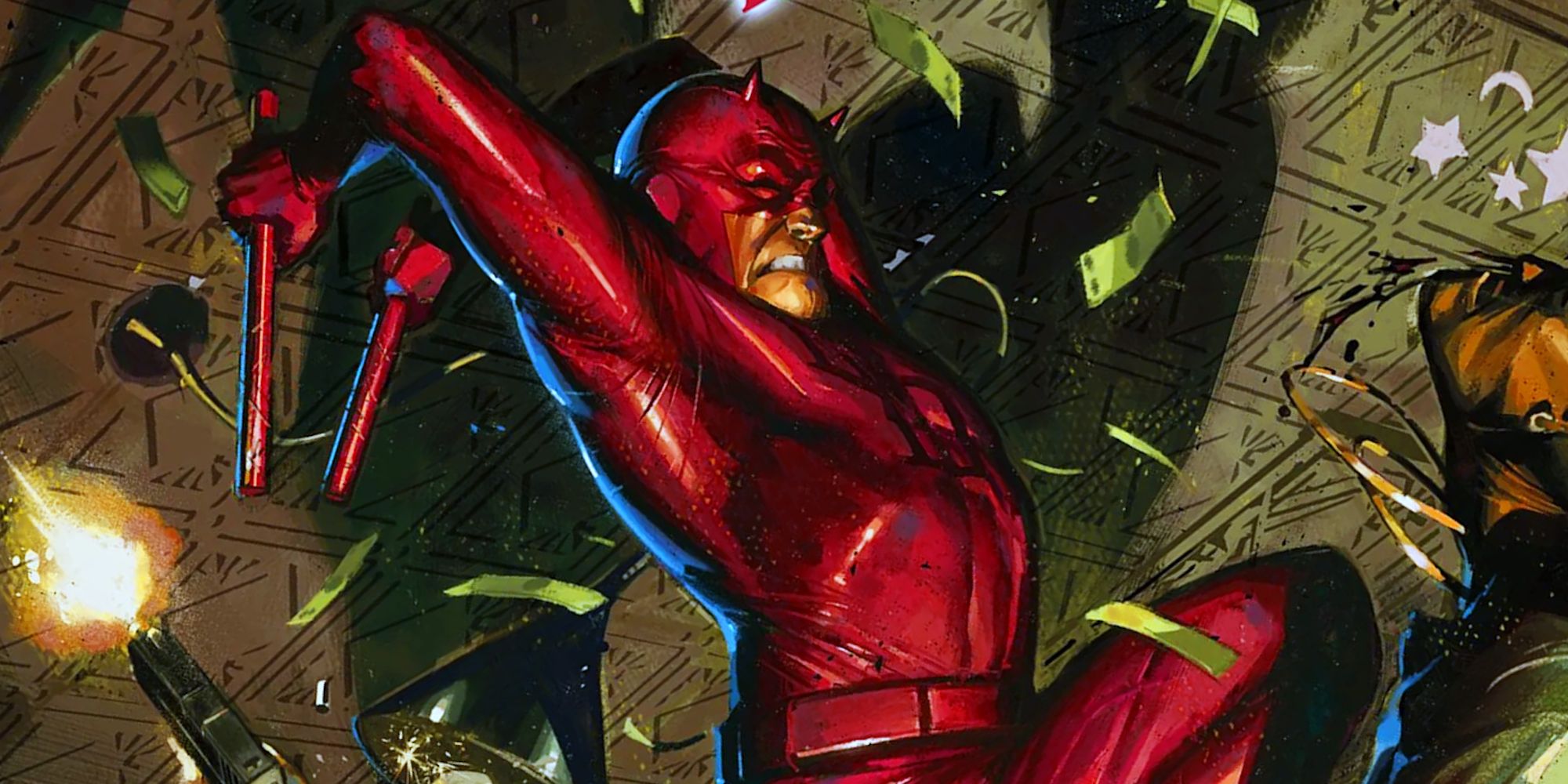 Daredevil torna come ‘The Manhattan Flyer’ nel futuro oscuro di Marvel Daredevil torna come ‘The Manhattan Flyer’ nel futuro oscuro di Marvel
