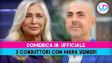 Domenica in, mara venier presenta il tris di conduttori sorpresa