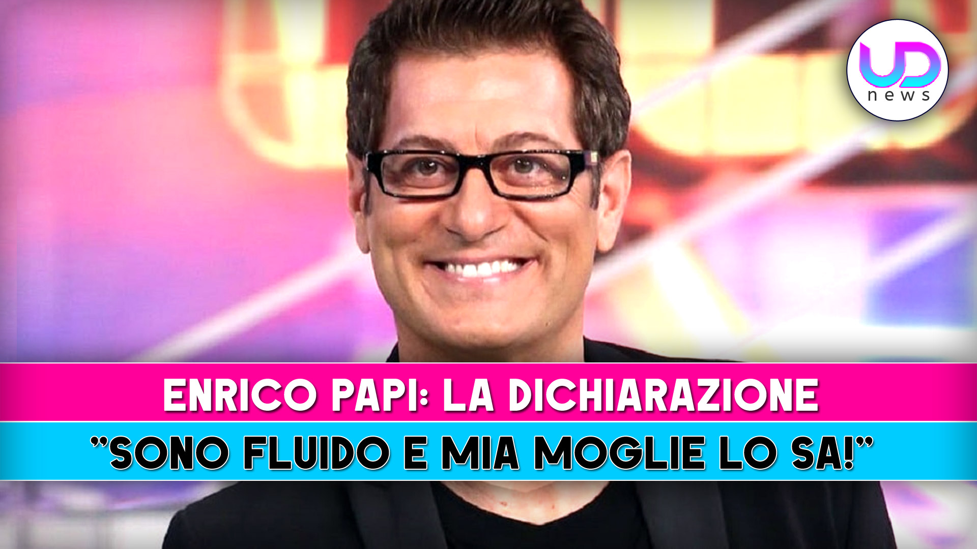 Enrico papi si dichiara fluido e la moglie approva