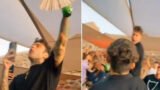 Fedez sorprende un fan durante un evento: la reazione inaspettata sotto le telecamere