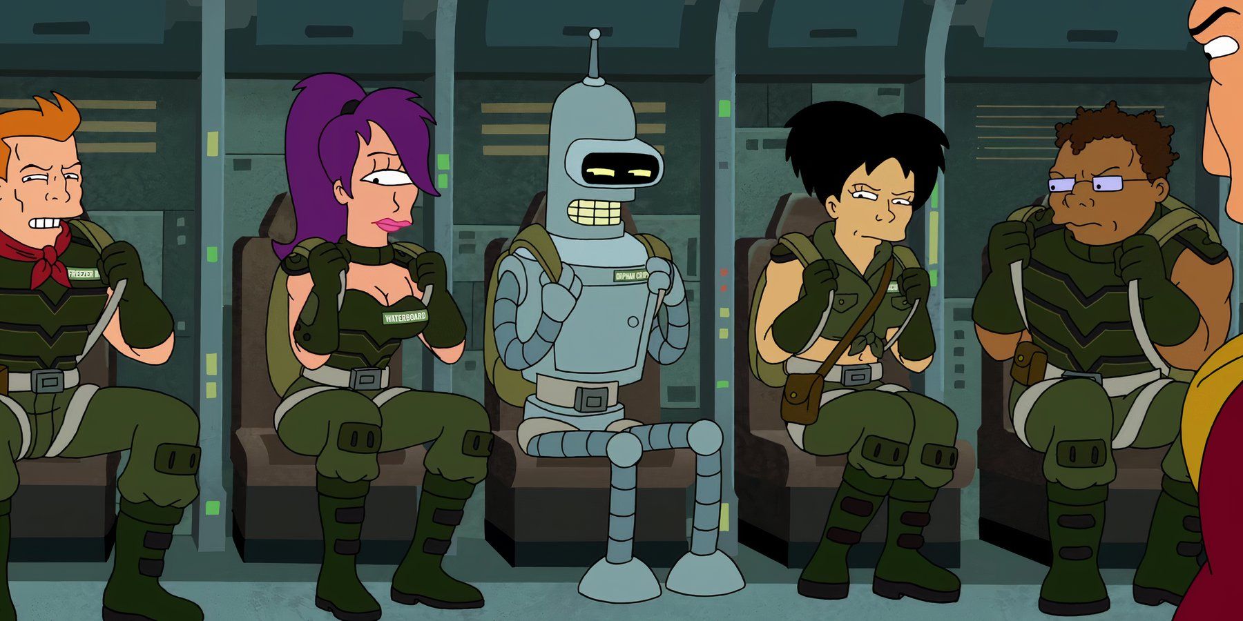 Futurama stagione 13 trailer mostra bender contro un kaiju