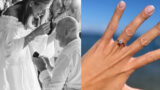 Proposta di matrimonio a sorpresa in spiaggia per il volto rai con 21 anni di differenza