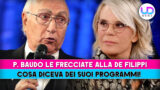 Pippo baudo critica maria de filippi e svela i suoi pensieri sui programmi