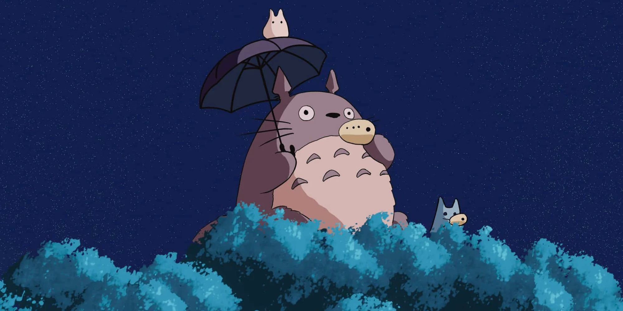 Nuovo design di totoro per il palcoscenico di londra da studio ghibli
