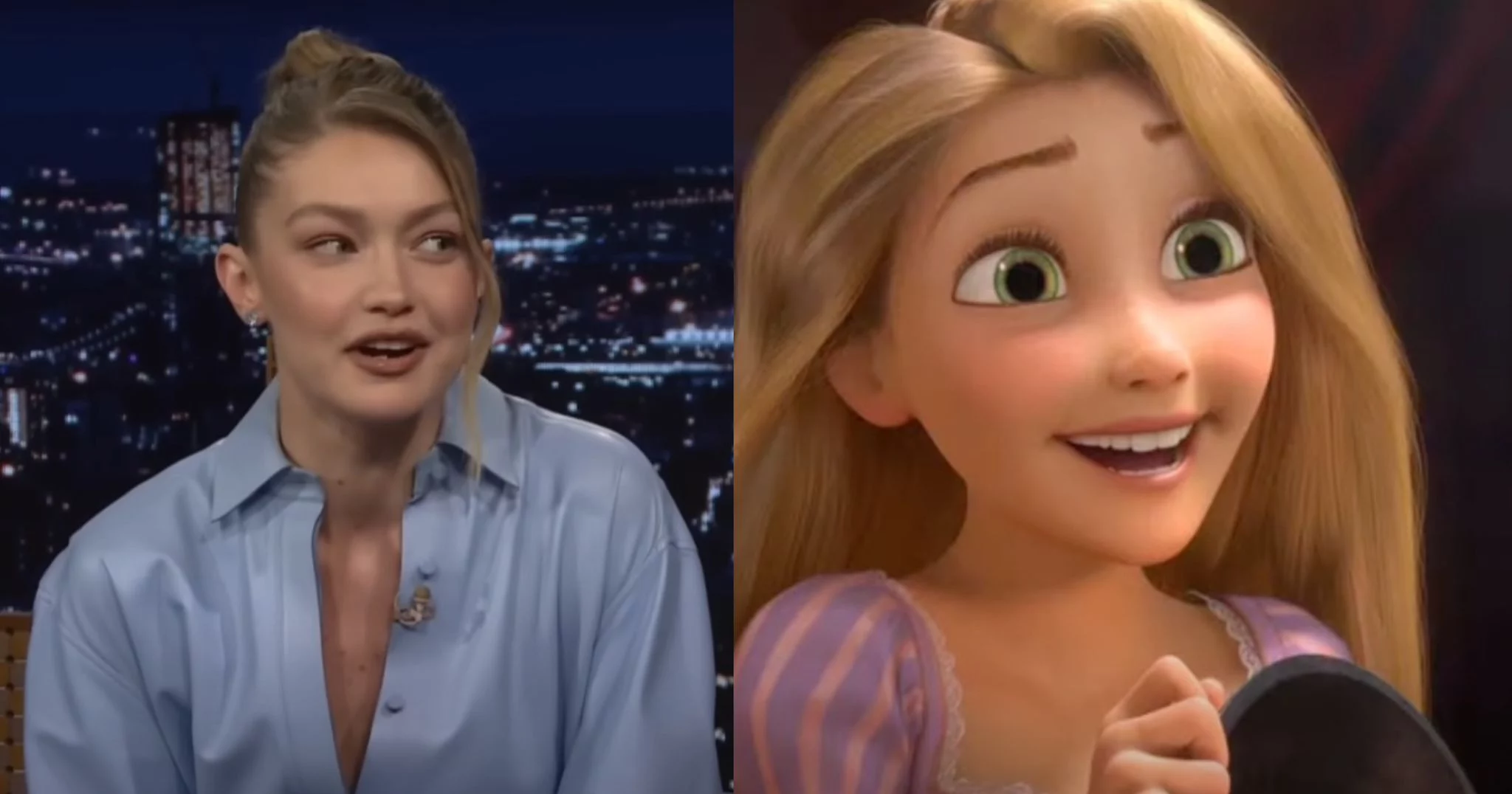 Gigi hadid provino per rapunzel nel live action disney Gigi hadid provino per rapunzel nel live action disney