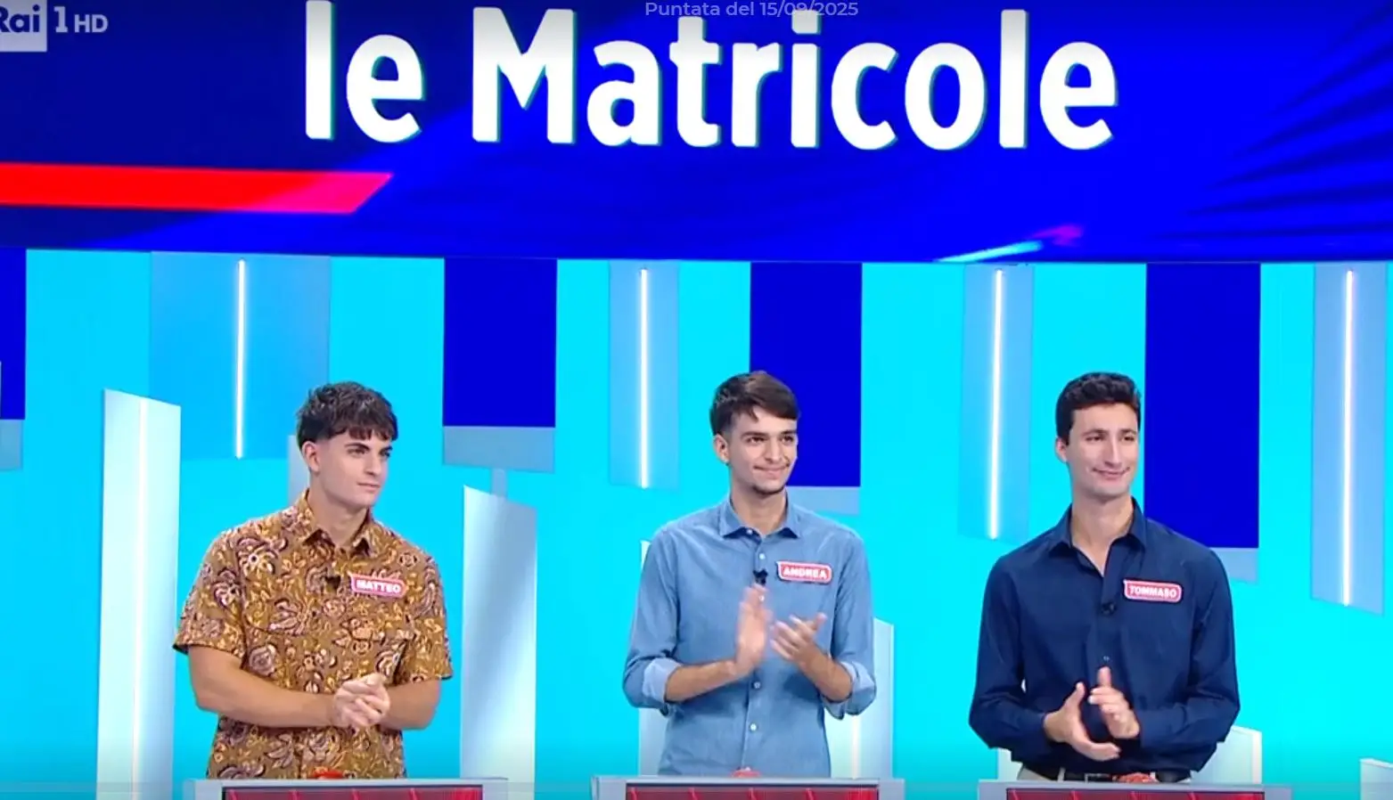 le matricole vincono a reazione a catena con la parola riguardo