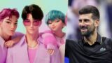 Novak djokovic balla con i saja boys e conquista i fan del kpop